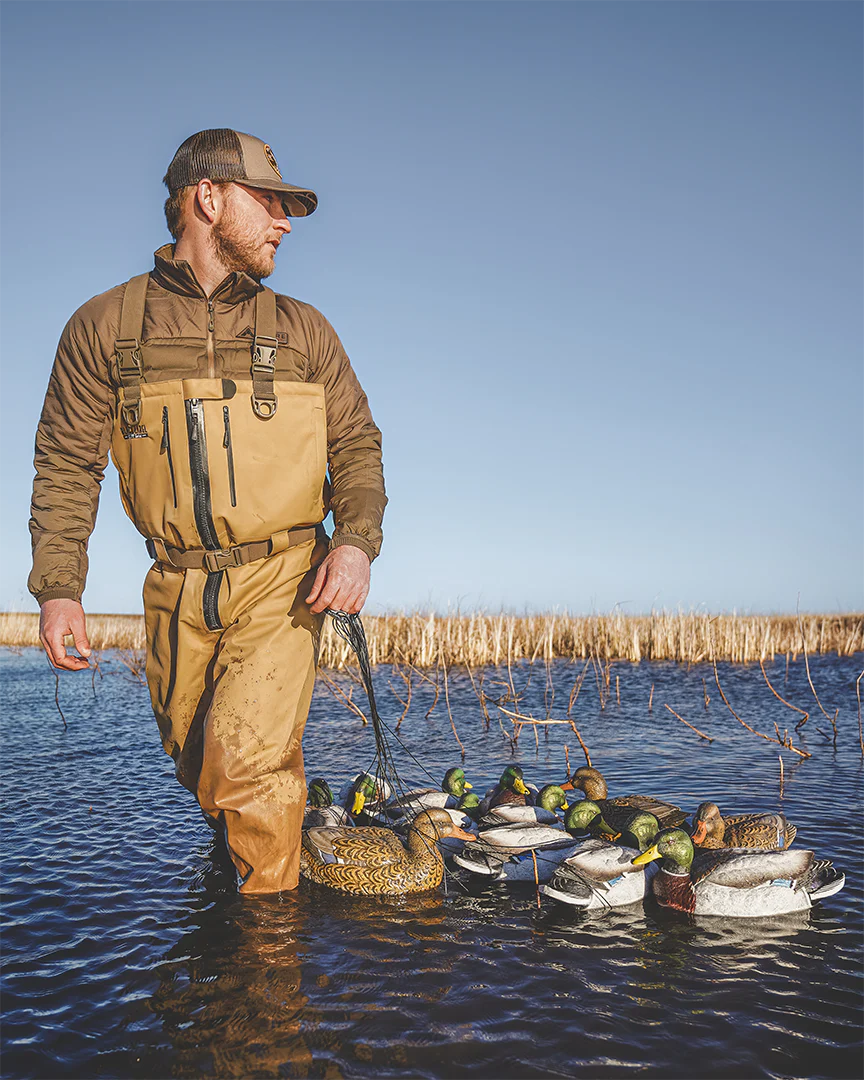Black Label Elite Zipper Uninsulated Wader - Marsh Brown - Image 24