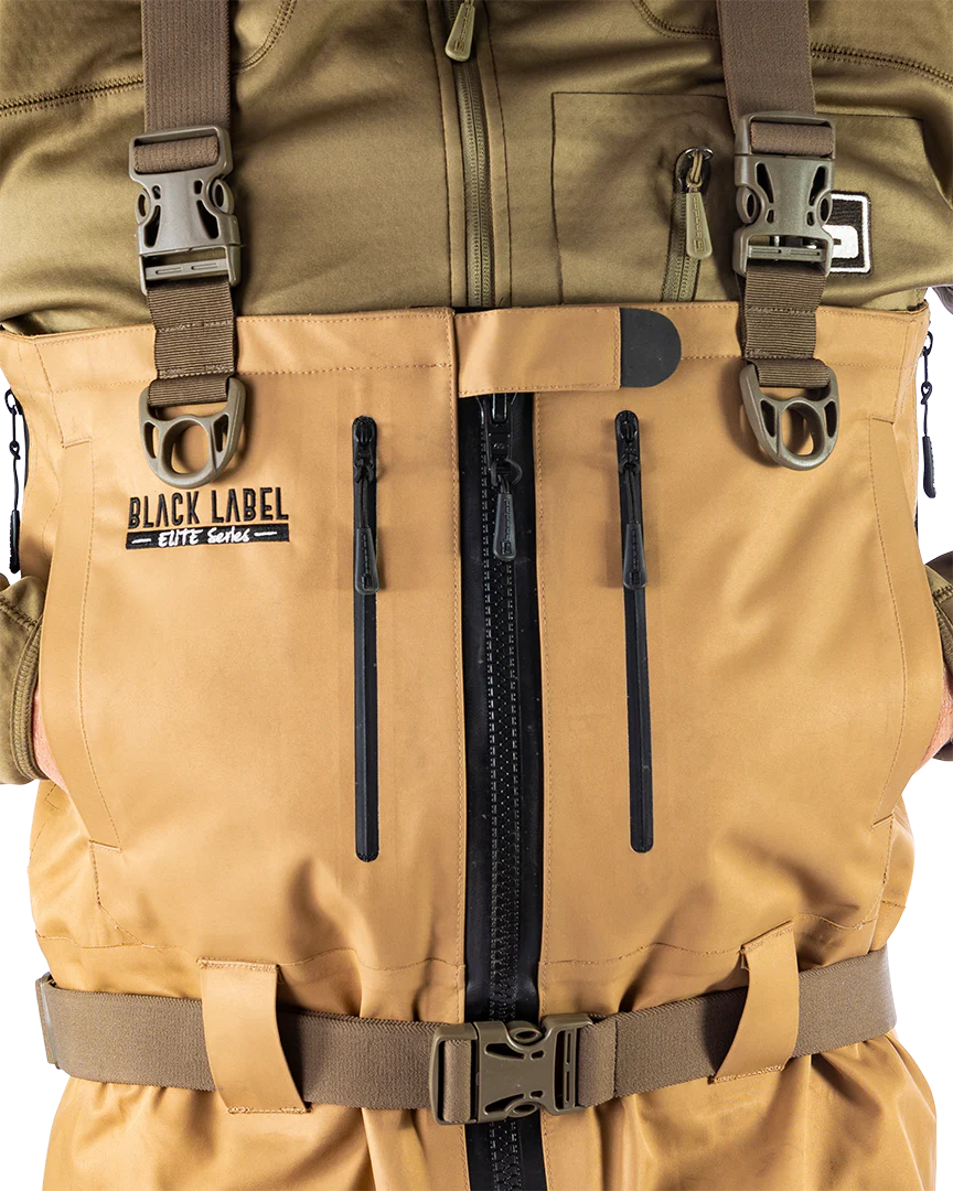 Black Label Elite Zipper Uninsulated Wader - Prairie - Image 6