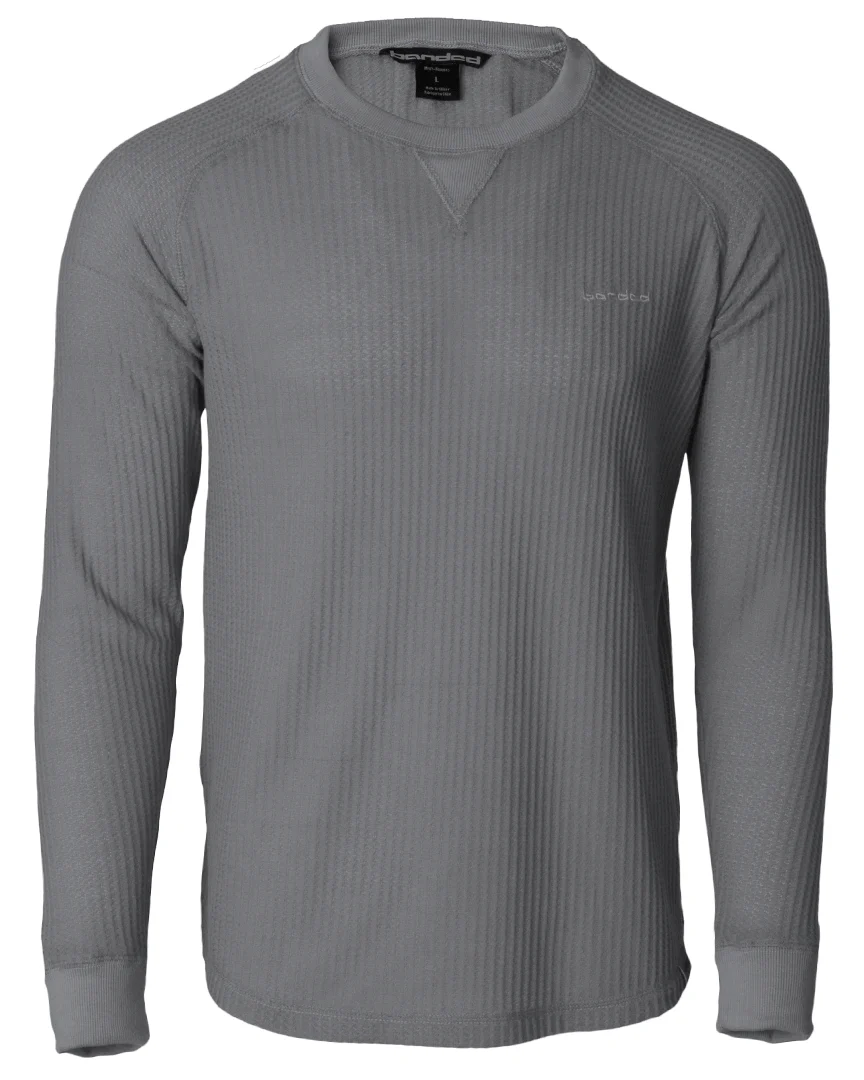 Grey Cliff Waffle Long-Sleeve Top - Image 10